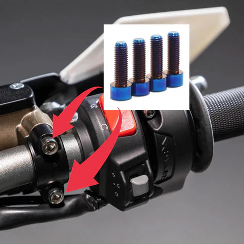 Titanium Bolts For Ultrabee Brake Mount